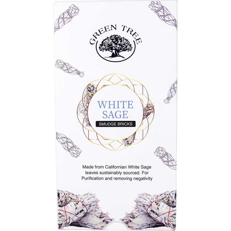 Green Tree Smudge Bricks - White Sage (Pack of 15)