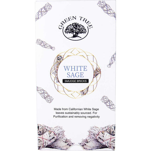 Green Tree Smudge Bricks - White Sage (Pack of 15)