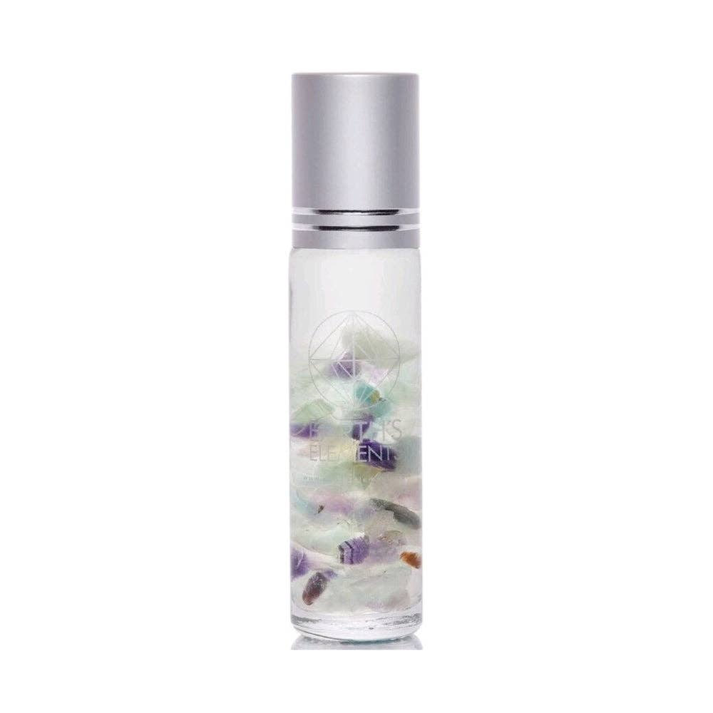 Earth’s Elements Wellness Intuition Essential Oil + Fluorite Crystal Roll-On