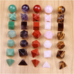 Crystal Platonic Solid Sets - Grid Working