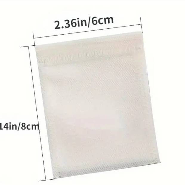 100 PCS. Biodegradable Paper Tea Bags - Teas & Accessories