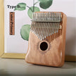 🎶✨ 17 Key Thumb Piano – Portable Finger Piano Retro Style with Tuning Hammer and Black Storage Bag! 🎵 - Vibrational