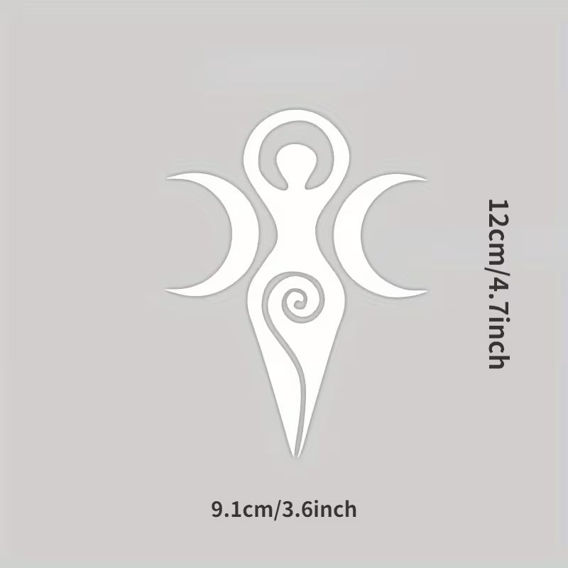 Goddess Vinyl Bumper Sticker (4.7