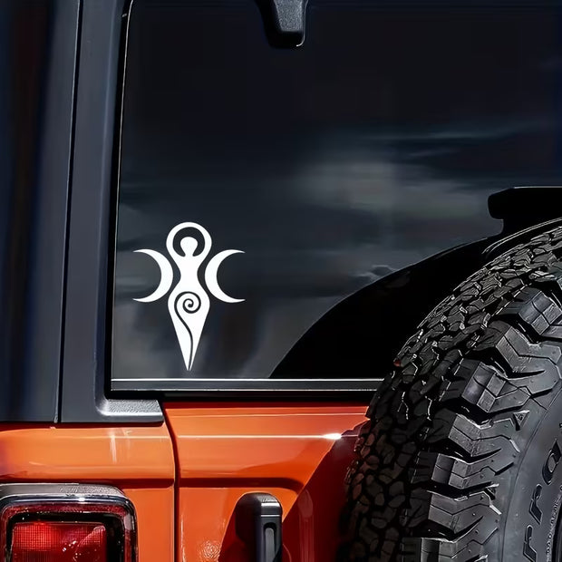 Goddess Vinyl Bumper Sticker (4.7" x 3.6")