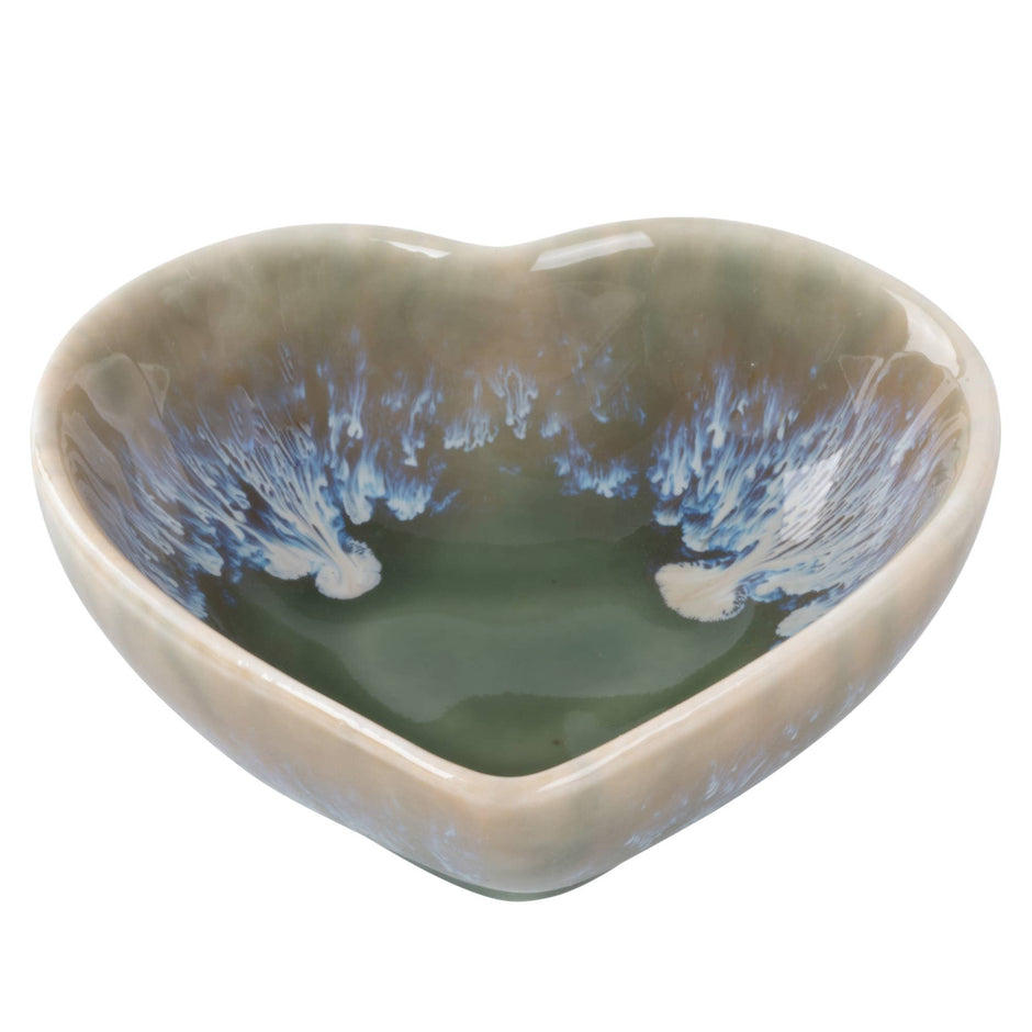 Heart Shape Ceramic Trinket Holder (Approx. 3.25