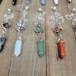 3 PIECE MERKABA PENDULUM - GREEN AVENTURINE - Pendulums & Mats