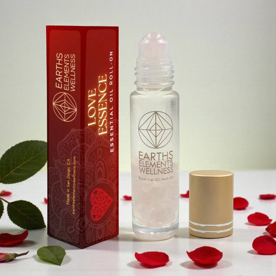 Crystal Roll-On – Love Essence (Jasmine, Rose, Vanilla + Ylang Ylang)