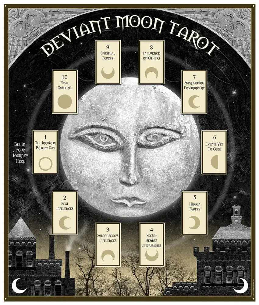 Deviant Moon Tarot (Premier Edition) – Deck + Fold-Out Custom Card Spread