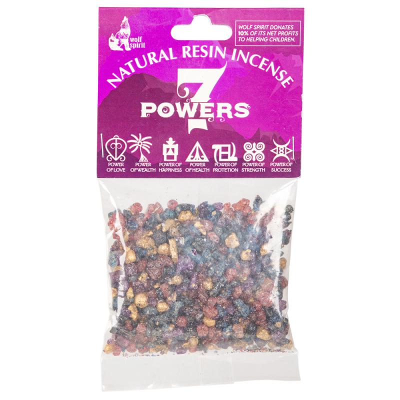 7 Powers Natural Resin Incense (For Charcoal Burning)