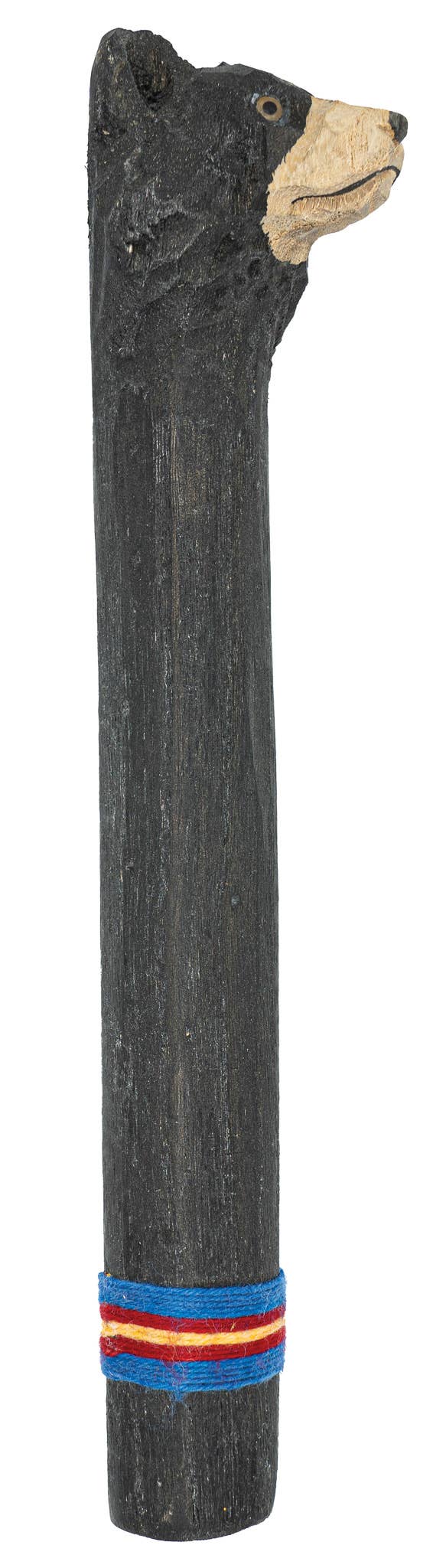 Hand Carved Wolf Rainstick 14 Inch | Calming Sound, Meditation & Decor