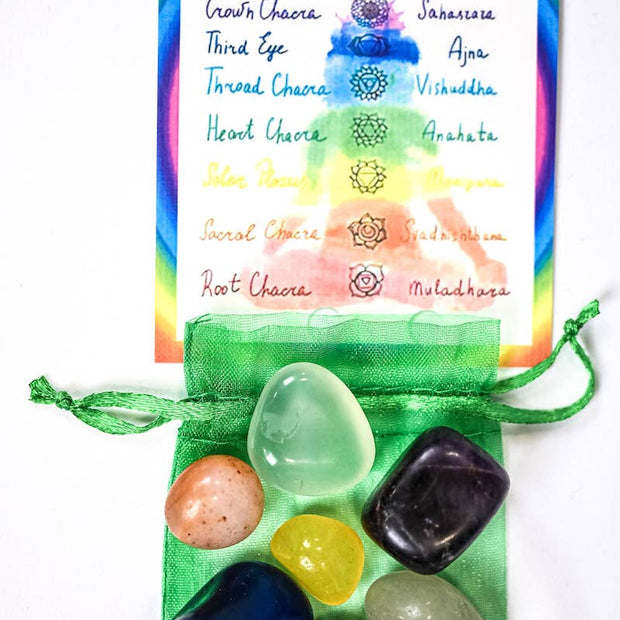 Abundance Crystal Tumble Healing Bag
