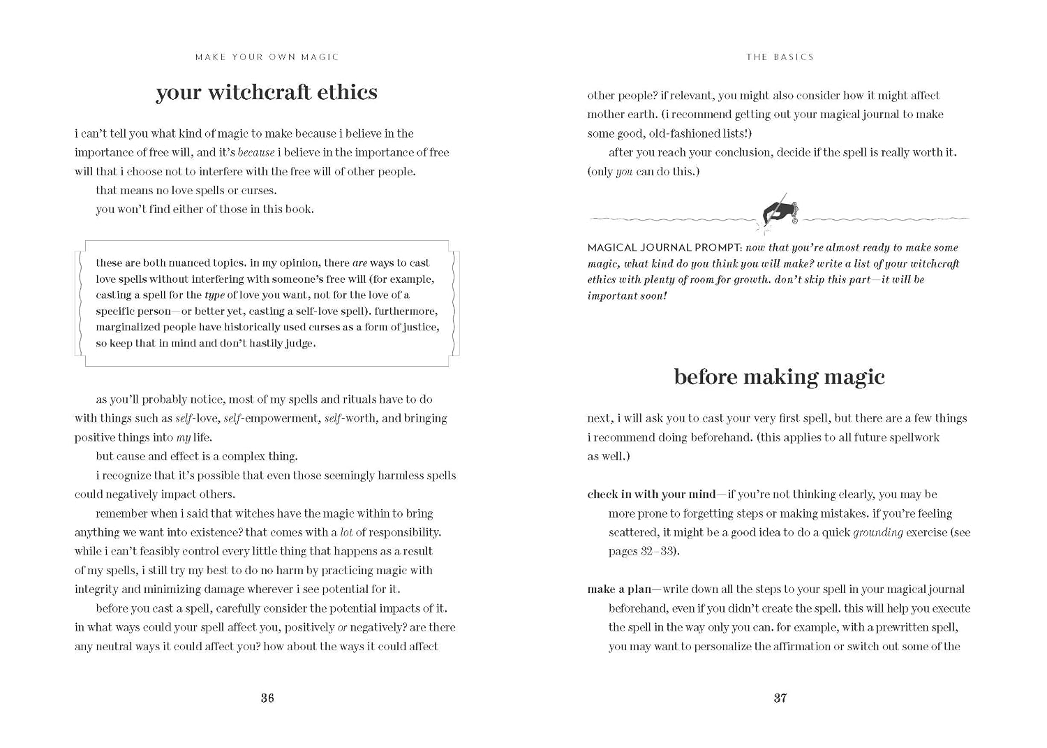 Make Your Own Magic: A Beginner’s Guide to Self-Empowering Witchcraft (Hardcover) – by Amanda Lovelace