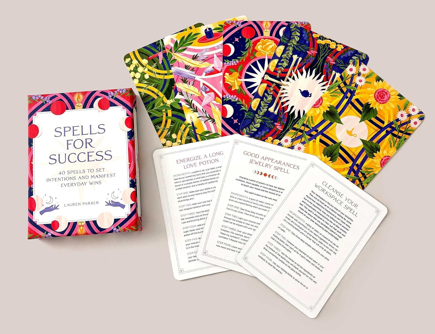Spells for Success Deck and Guidebook: 40 Spells to Set Intentions and Manifest Everyday Wins