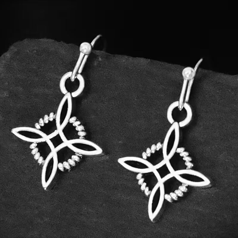 Pair Of Unique Celtic Knotwork Earrings – .55
