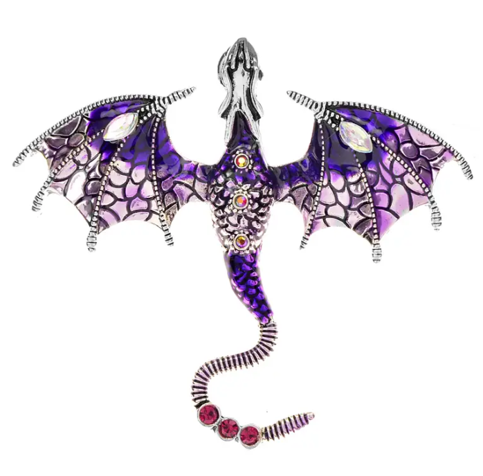Dragon Pendants (Assorted Colors) — 2.36” x 2.76”