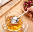 Heart-Shaped Tea Infuser Strainers Set - Long Handle Tea Spoons with Fine Filters