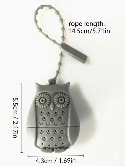 Silicone Owl Tea Steeper – Cute & Functional Loose Leaf Infuser