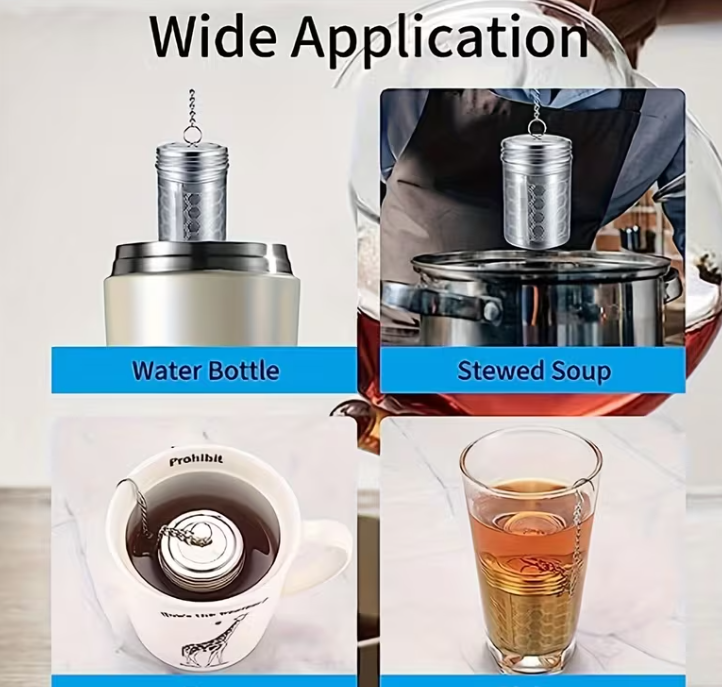 Stainless Steel Tea Strainer with Extremely Fine Mesh
