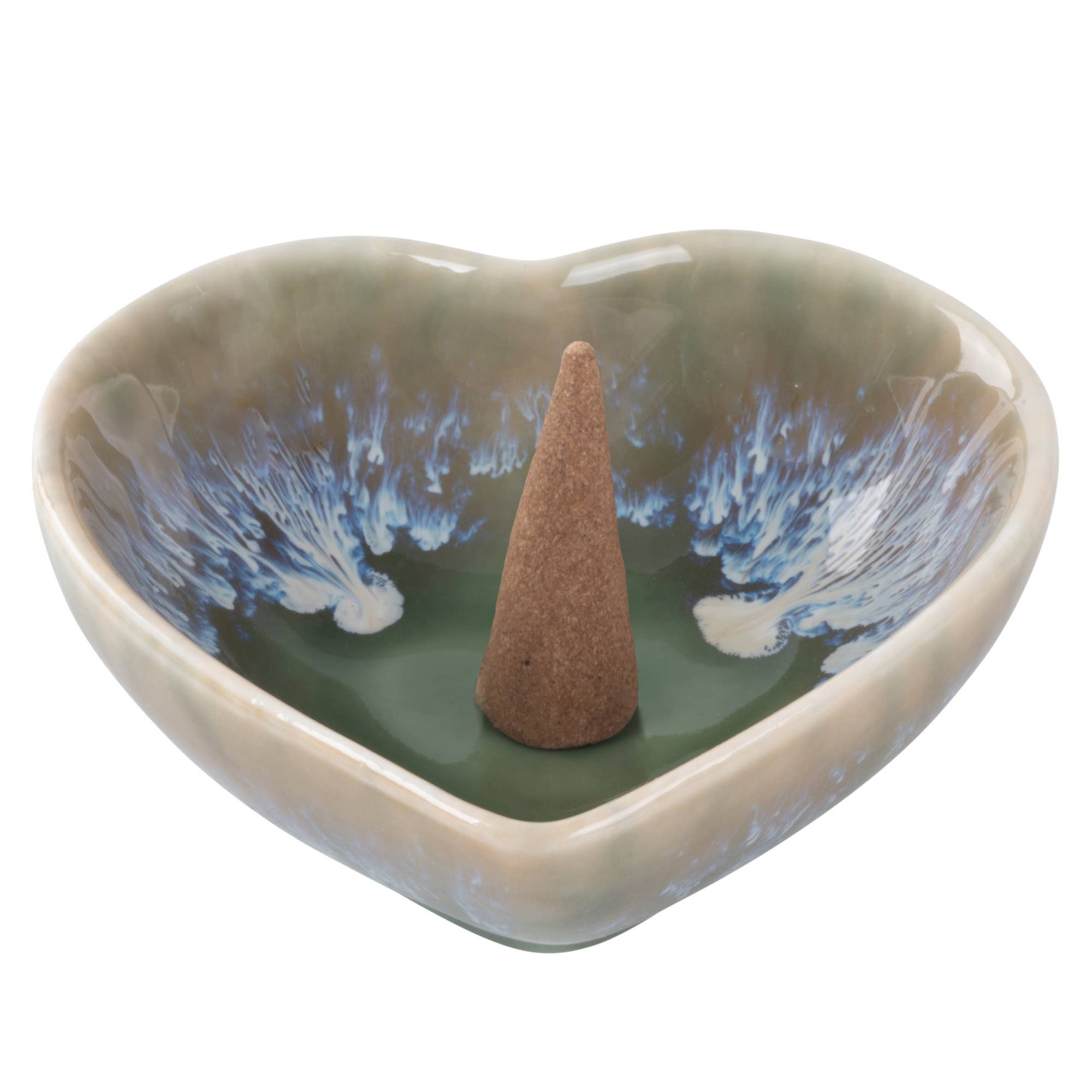 Heart Shape Ceramic Trinket Holder (Approx. 3.25