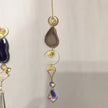 Agate slice sun catchers - Gray - Home Decor