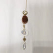 Agate slice sun catchers - Red - Home Decor