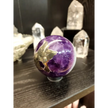 💜✨ Amethyst and Pyrite Spheres – Harmonizing Energy & Abundance! 💰 - Spheres