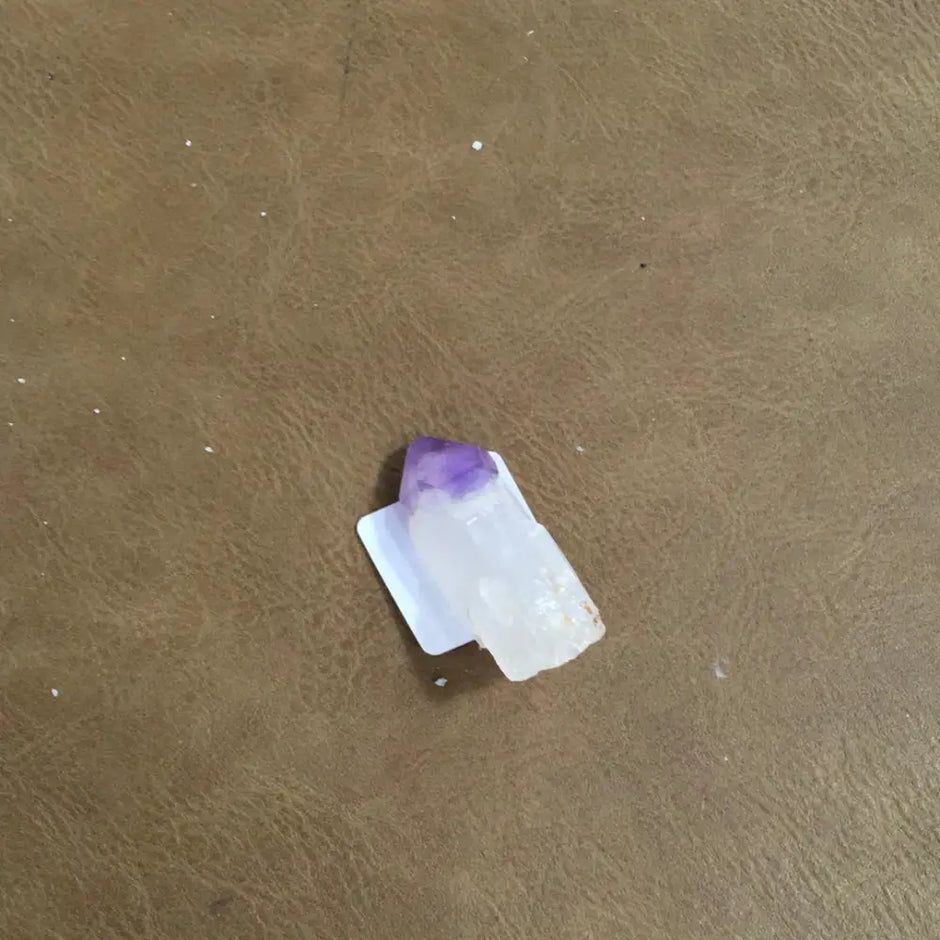 Amethyst and Quartz Scepter - Specimens