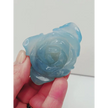 🌊🌹 Aquamarine Rose Carving – Tranquility Love and Courage ✨