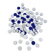 Aromatherapy Diffuser Pads for Essential Oil Jewelry - 17mm Silver Glitter Small Essential Oil Felt Pads - Jewelry