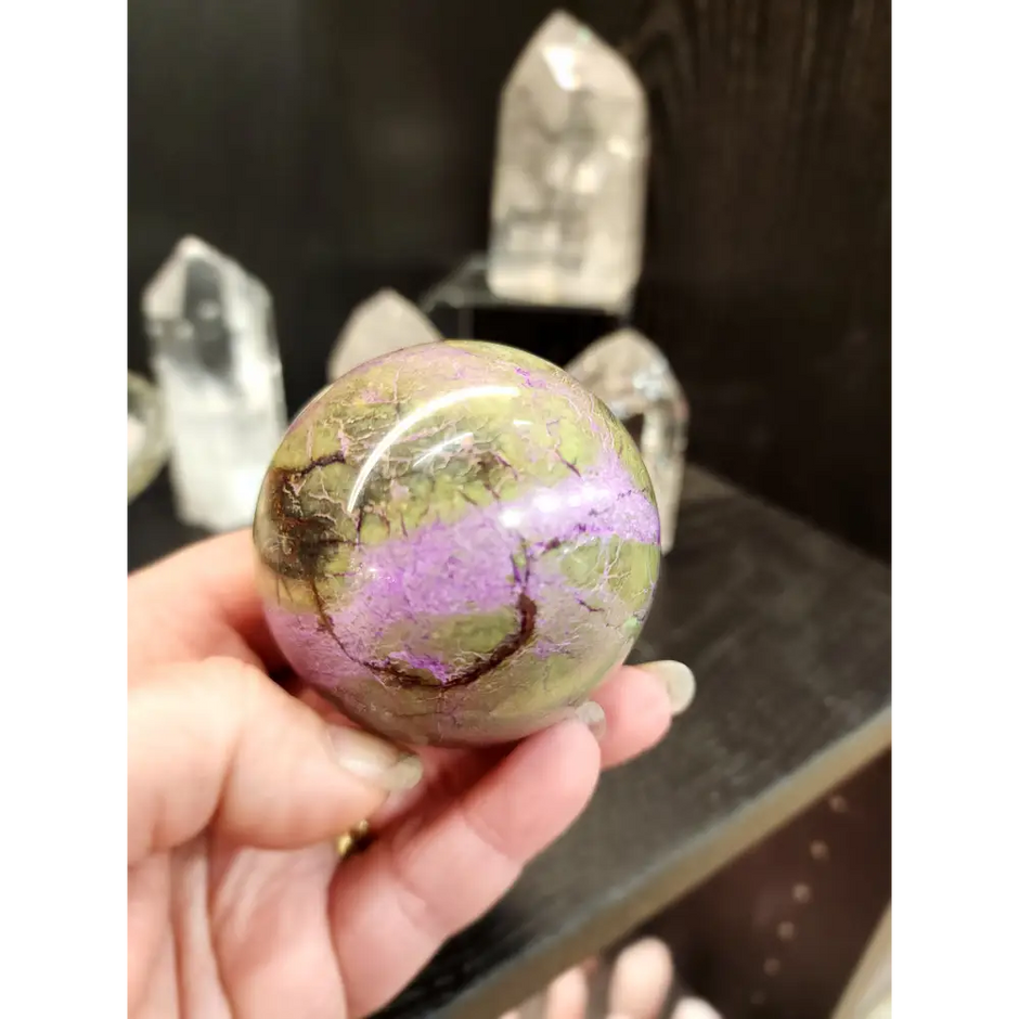 💚✨ Atlantisite Sphere – 2.5’’ – Transformation Healing & Grounding Magic! 🌿 - 1 - Spheres
