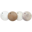 Handcrafted Native American buffalo drum with natural hide and wooden frame, displayed on a white background. Perfect for meditation, ceremony, and spiritual connection.