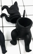 🐾🖤 Black Cat Silicone Tea Steeper – Whimsical Magic for Your Tea Ritual! ☕ - Teas & Accessories