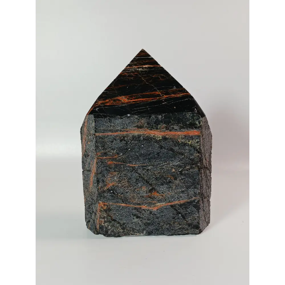 🖤🪨 Black Tourmaline with Hematite Tower – Double Protection and Deep Grounding ✨ - 3 - Specimens