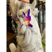 🌸 Blown Glass Hummingbirds - 3.5’’ 🌈 - Purple/Red - Home Decor