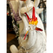 🌸 Blown Glass Hummingbirds - 3.5’’ 🌈 - Red/Yellow - Home Decor