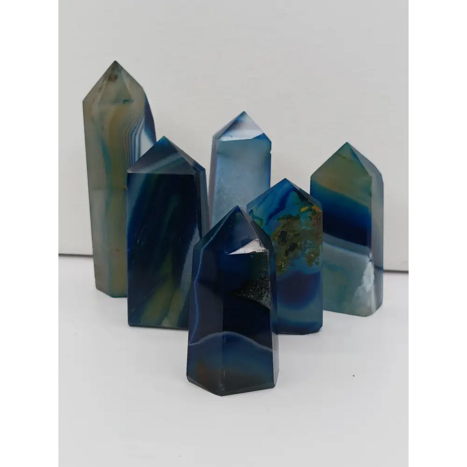 Blue Agate Points - Large - Towers