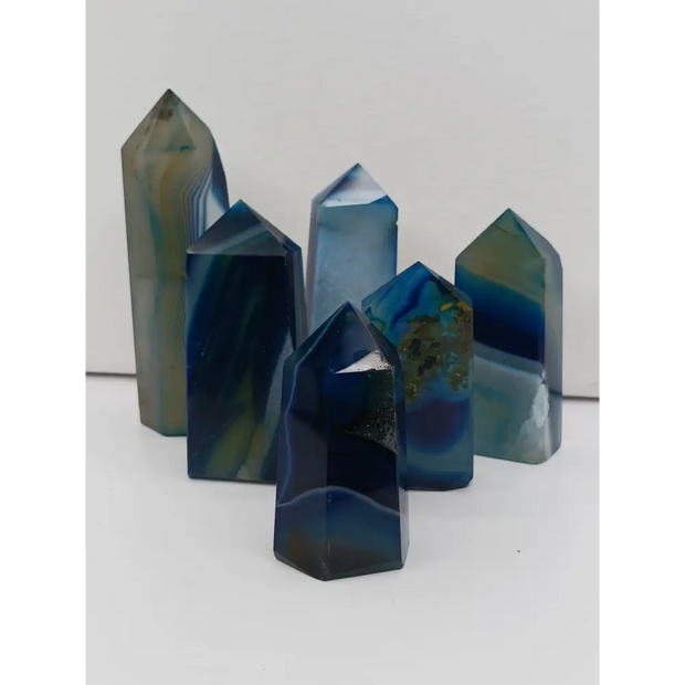 Blue Agate Points - Large - Towers