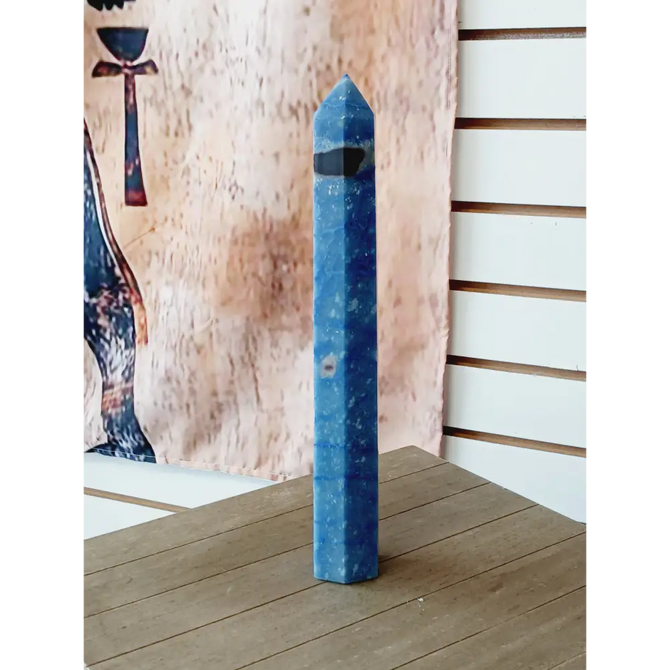 💙✨ Blue Aventurine Tower – Insight Calm and Empowered Communication 🗼 - 12 1/2’’ - Towers