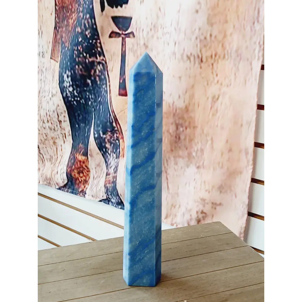 💙✨ Blue Aventurine Tower – Insight Calm and Empowered Communication 🗼 - 12.25’’ - Towers