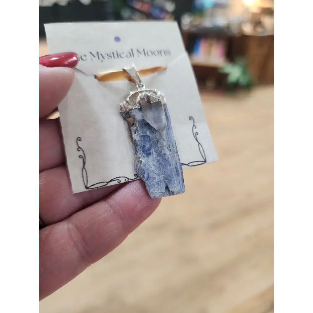 Blue Kyanite Pendant (THREE TYPES) - QUARTZ - Jewelry