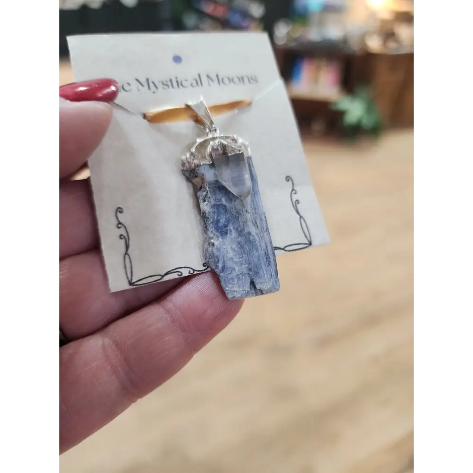 Blue Kyanite Pendant (THREE TYPES) - QUARTZ - Jewelry