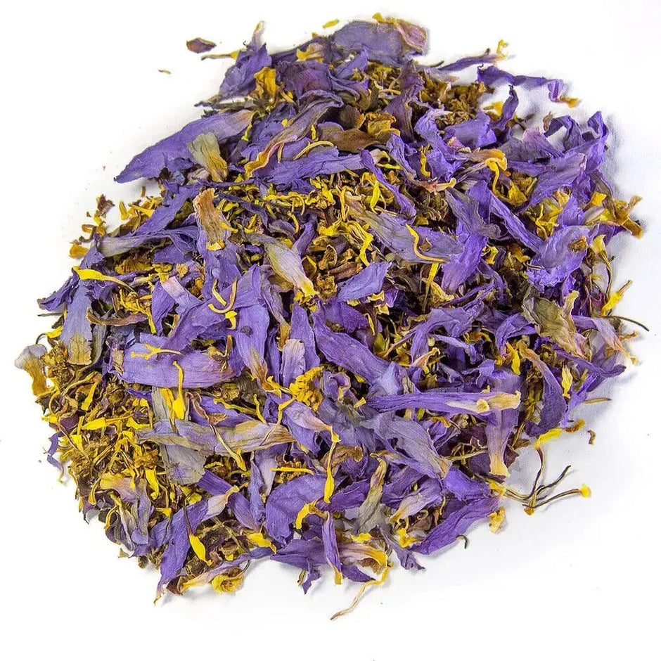 Blue Lotus Petals and Stamen (Nymphaea Caerulea) - Herbs & Accessories