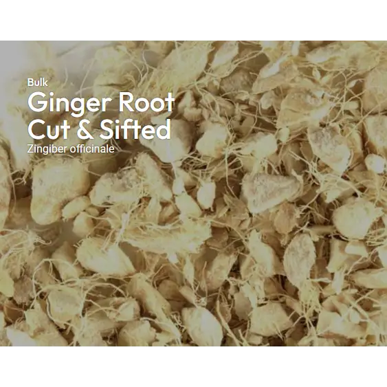 Bulk Herbs by the Half Ounce (.5 oz) - Ginger Root Herb - Herbs & Accessories