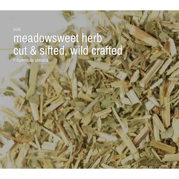 Bulk Herbs by the Half Ounce (.5 oz) - Meadowsweet Wild Crafted - Herbs & Accessories