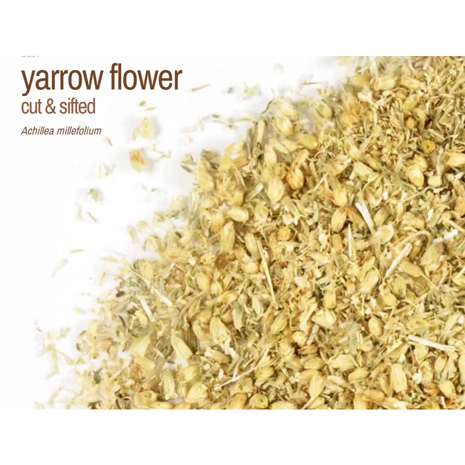 Bulk Herbs by the Half Ounce (.5 oz) - Yarrow Flower - Herbs & Accessories