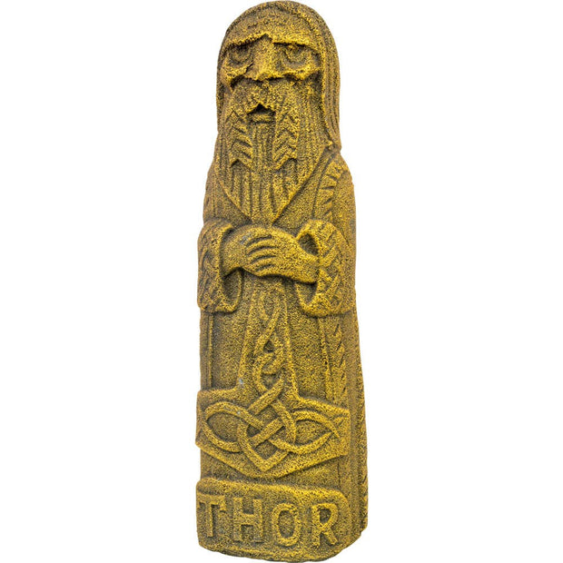 Thor Volcanic Stone Statue (10.5" Tall)