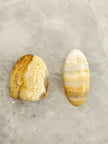 Cabochons for Jewelry Making - Yellow Crazy Lace - Jewelry