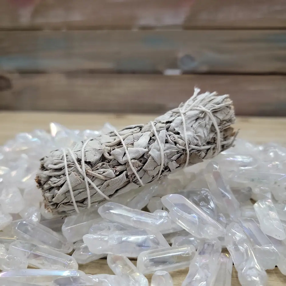 California White Sage - Smudge Wands 4’’ / 6’’ / 8’’ - 4’’ - Incense & Burners