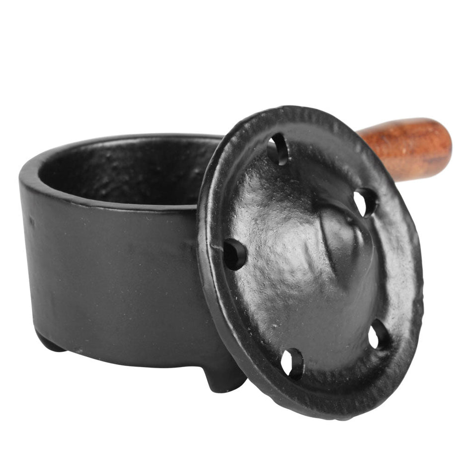 Cast Iron Cauldron with Handle 2.75’’ x 5.5’’ x 2.2’’ - Ritual Supplies