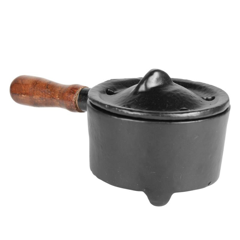 Cast Iron Cauldron with Handle 2.75’’ x 5.5’’ x 2.2’’ - Ritual Supplies
